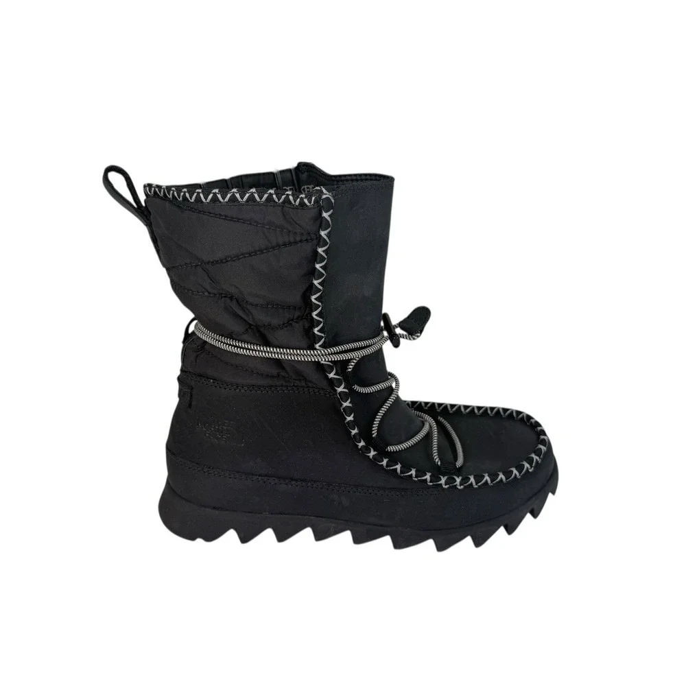 The North Face Black Boots ThermoBall‎ Lace Up Waterproof Women's Size 7 No Box