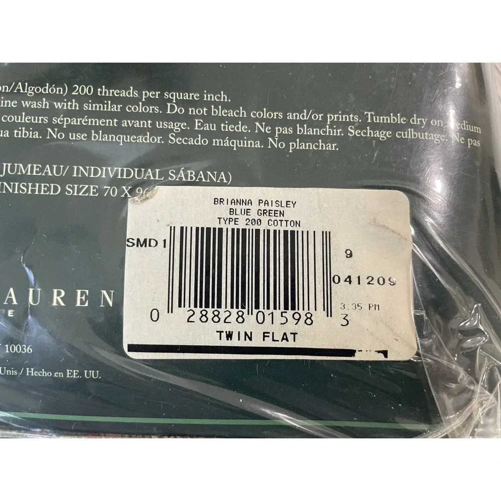 Lauren Ralph Lauren paisley thread count