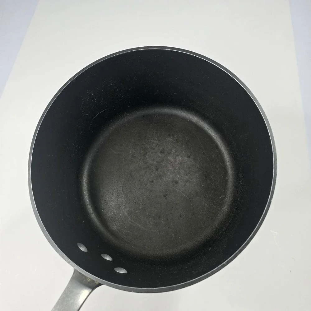 Vintage GHC MAGNALITE POT/PAN 3 Quart, 3 Liters Long Handle, Aluminum, USA Black