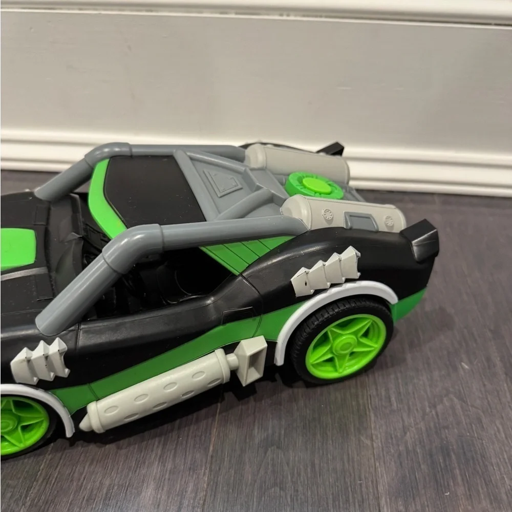 Adventure Force RC Steam Race Car Dynamic Green Black Kid Toddler Boy NO REMOTE
