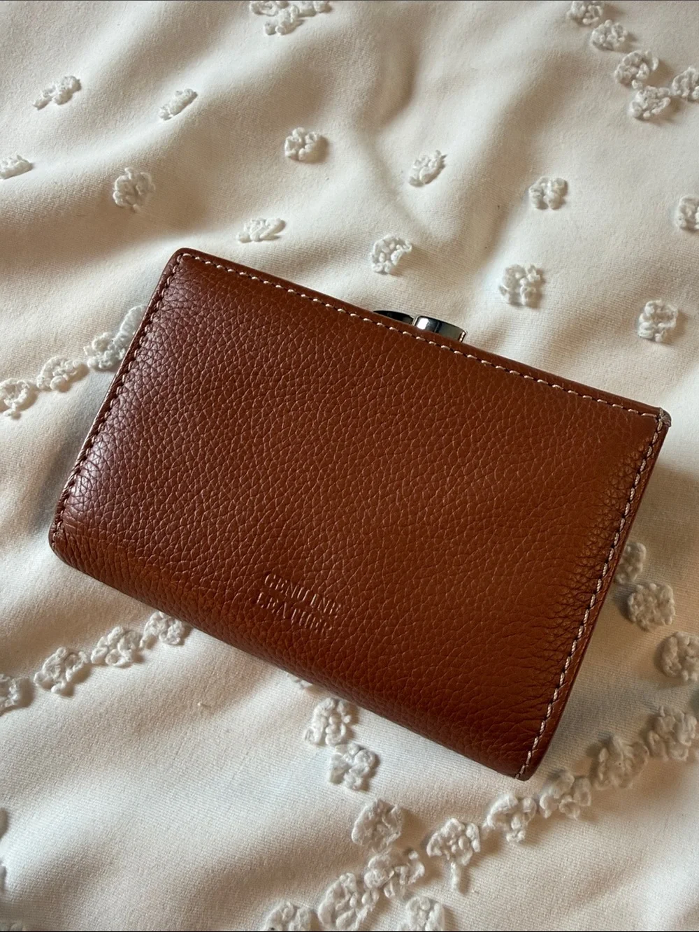 Giani Bernini pebbled leather