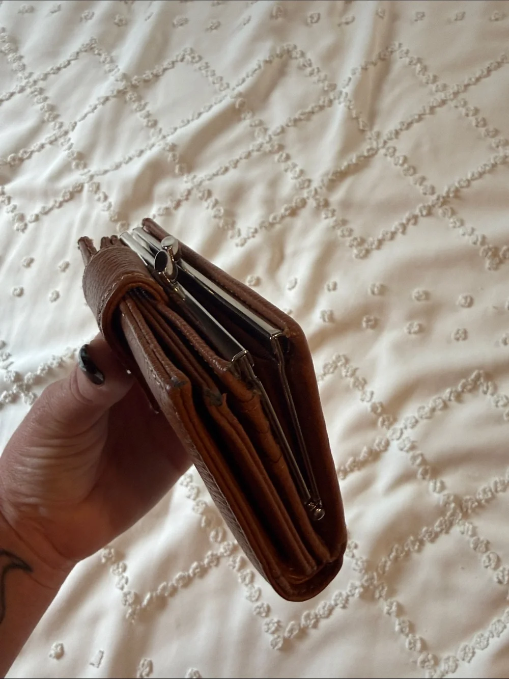 Giani Bernini pebbled leather