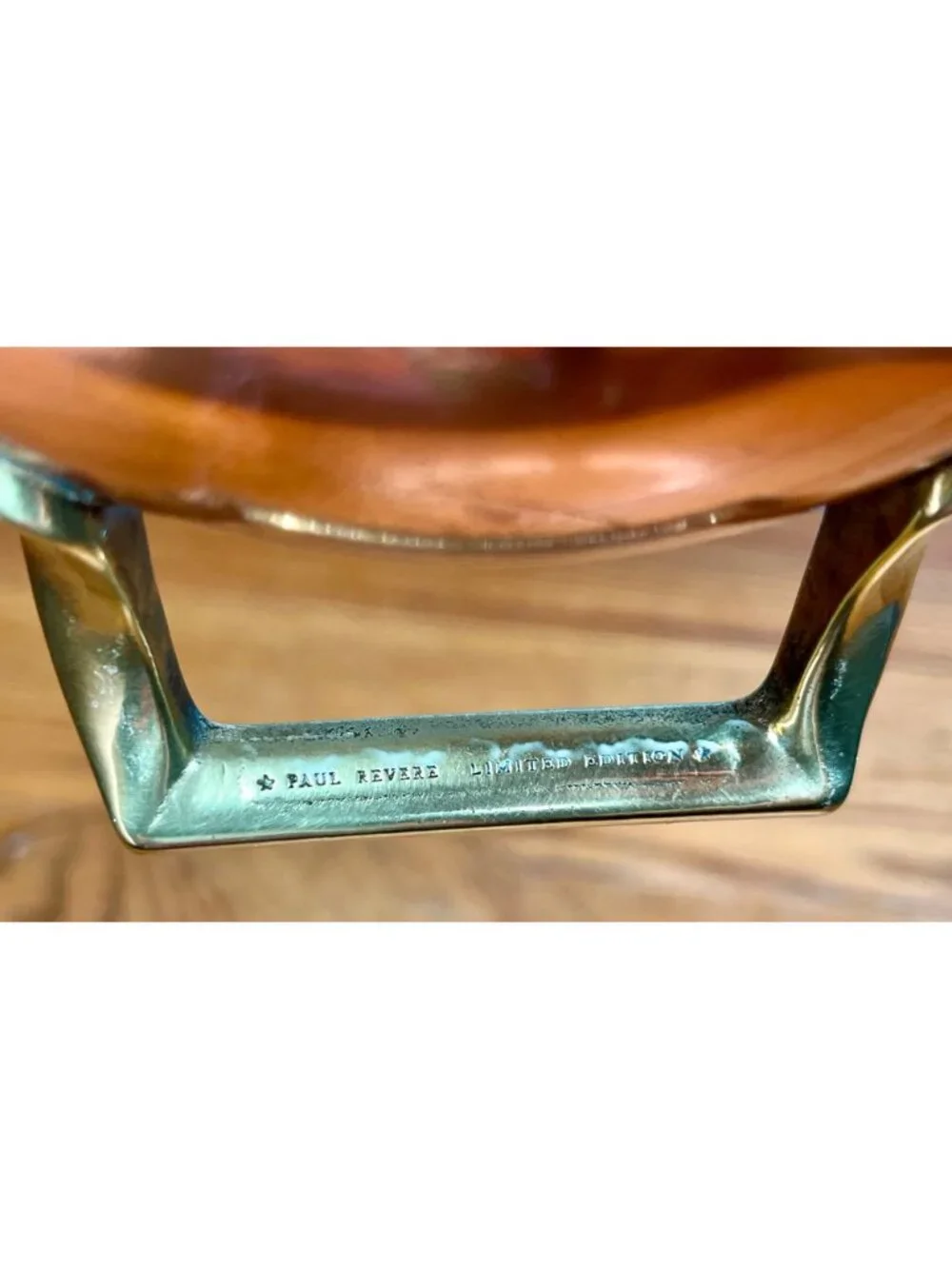 Vintage  Paul Revere Ware 12 inch  Copper Double Handle Oval Au Gratin Pan/ Fish