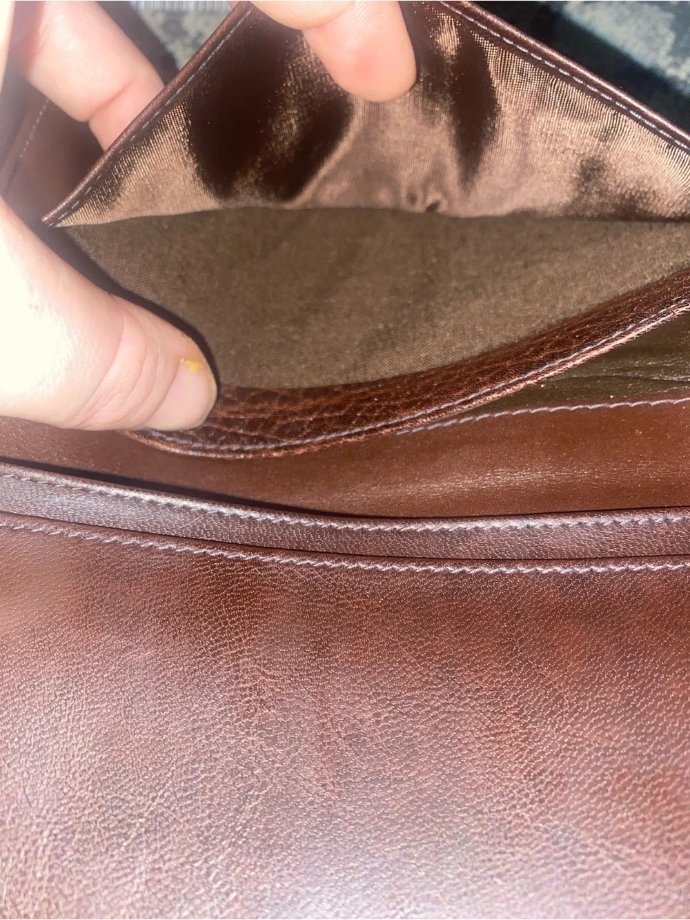 Givenchy sleek leather
