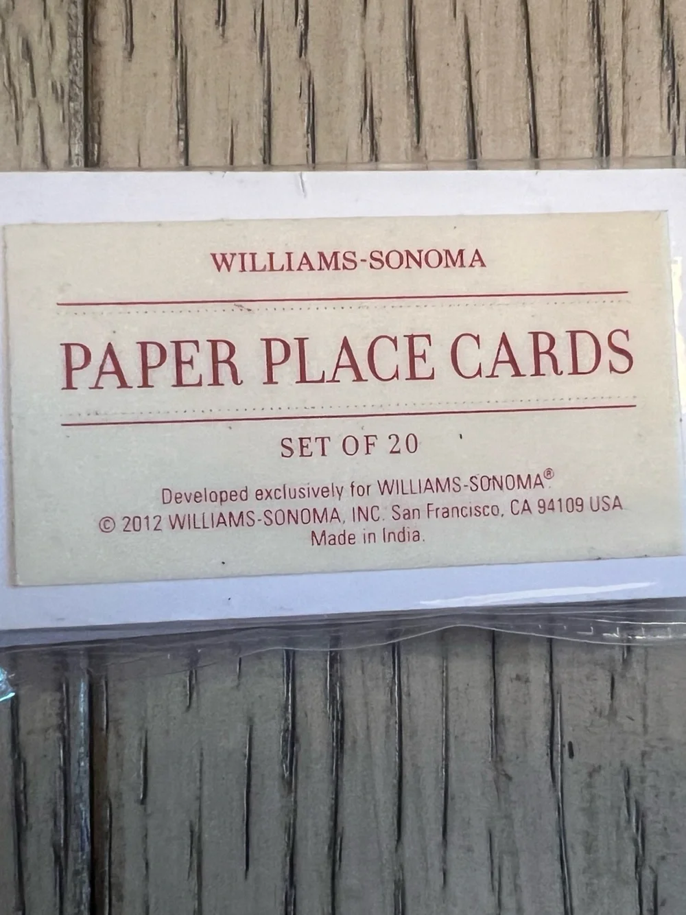 Williams Sonoma set vintage