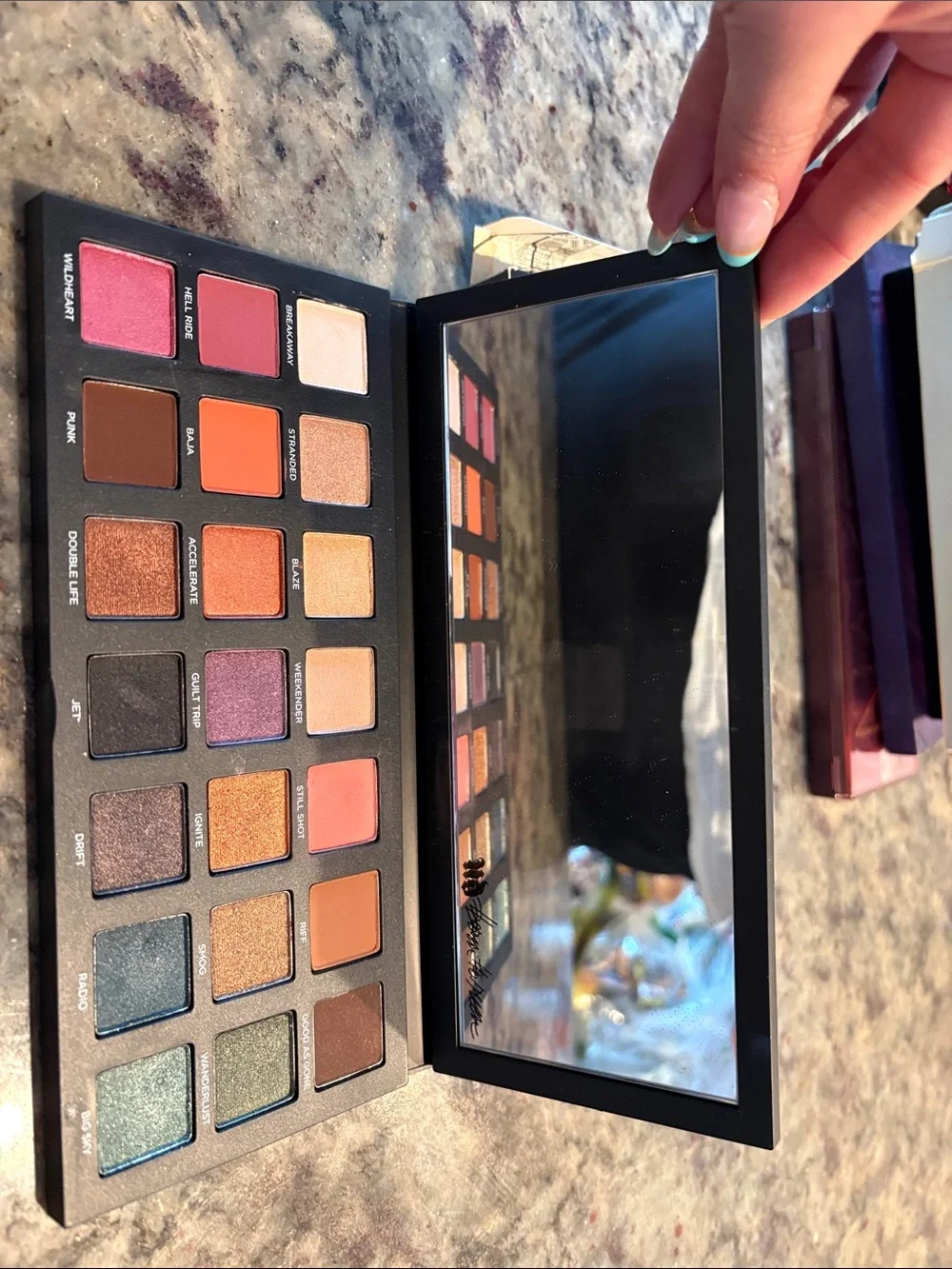 Urban Decay eyeshadow branding eyeshadows