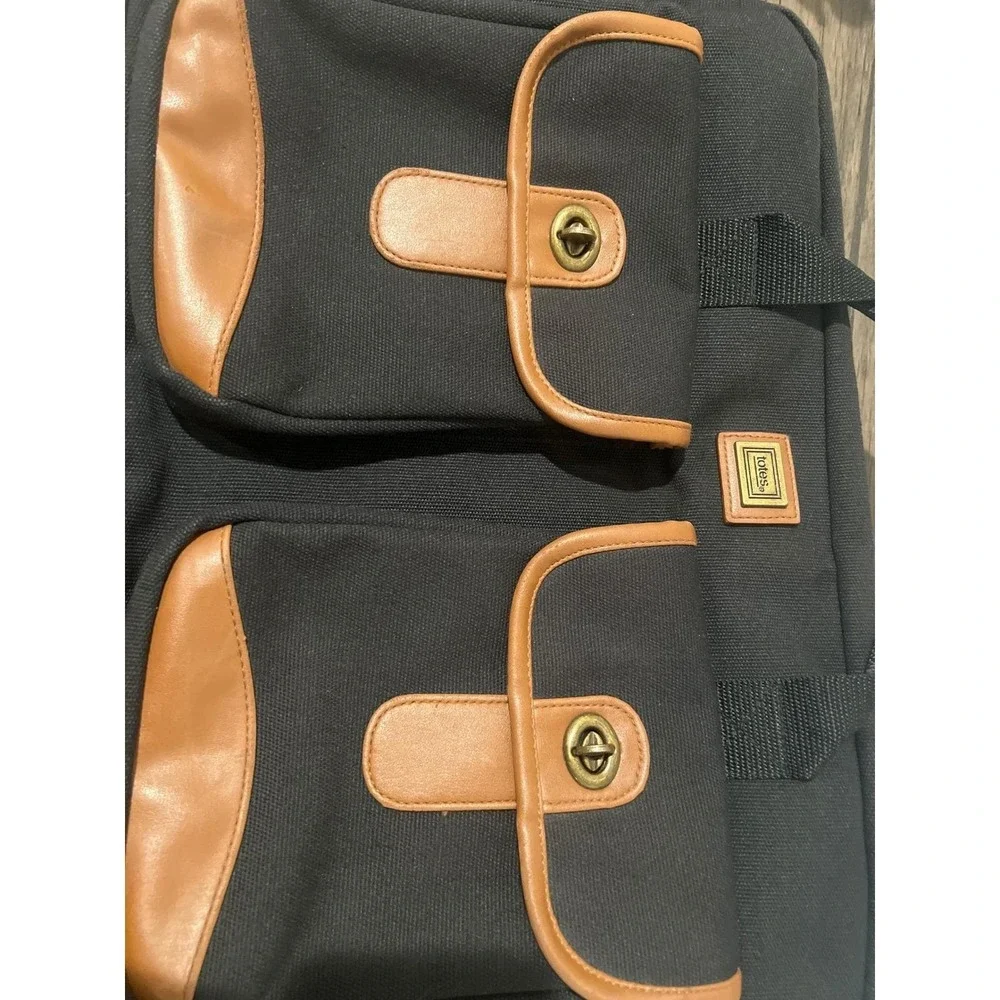 totes black canvas
