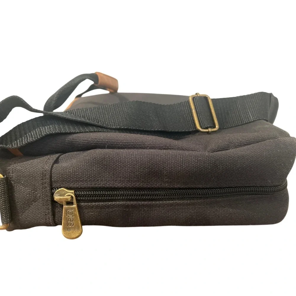 totes black canvas
