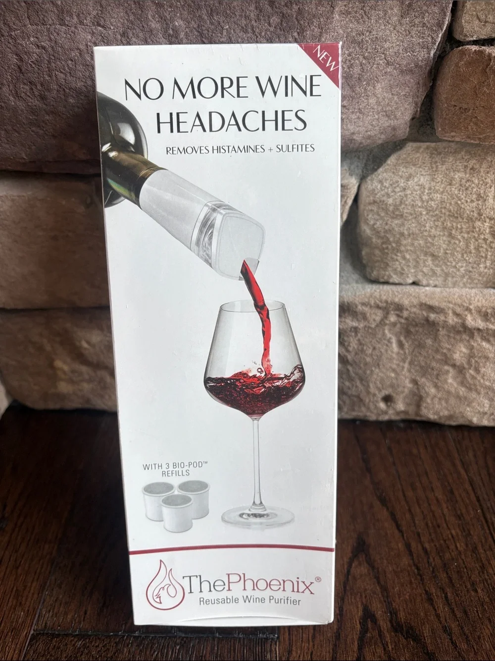 Reusable Wine Purifier - White (No More Wine Headaches)