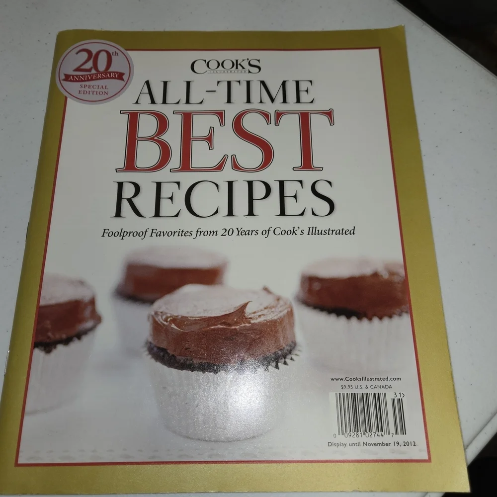 Cook's Illustrated All-Time Best Recipes 20th Anniversary Special Edition