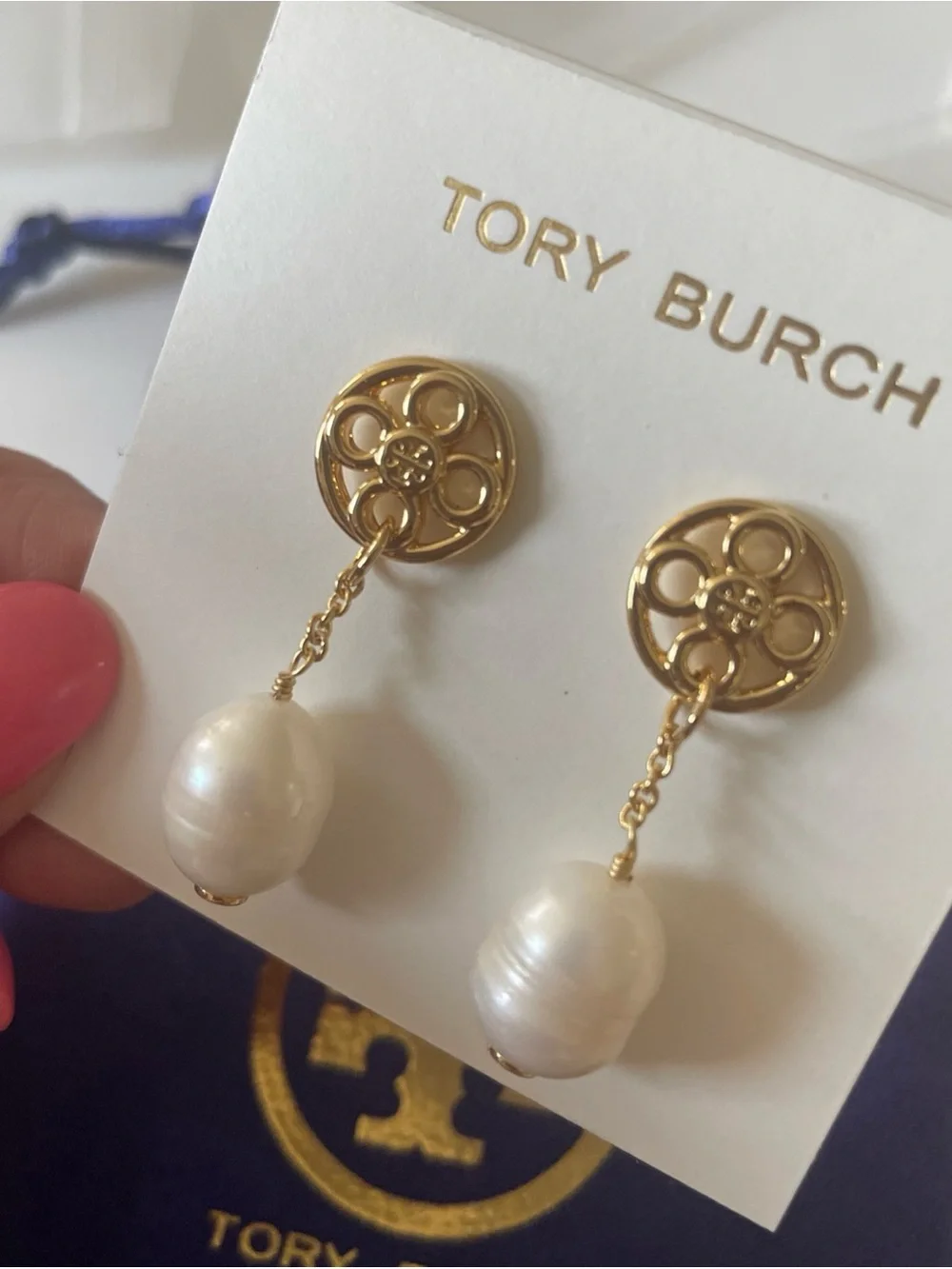 Tory Burch gold tone