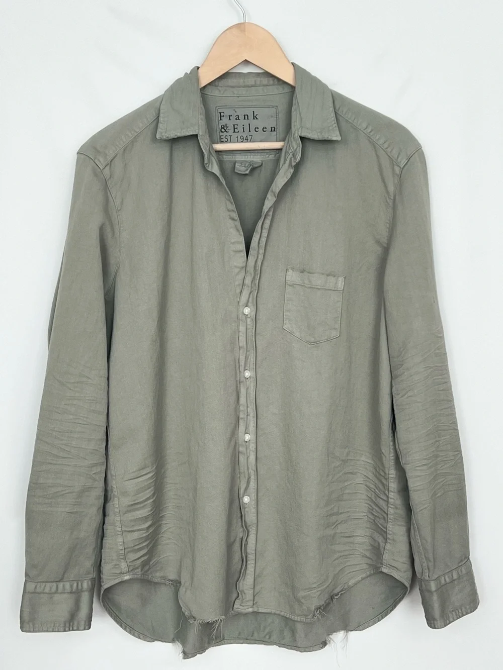 Frank & Eileen down oversized green
