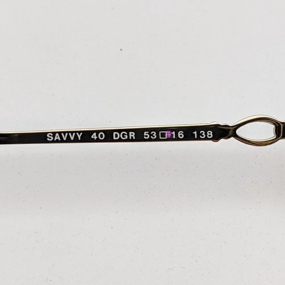 🕶️Savvy Eyes 40DGR Eyeglasses 53/16/138 | ALC660🕶️