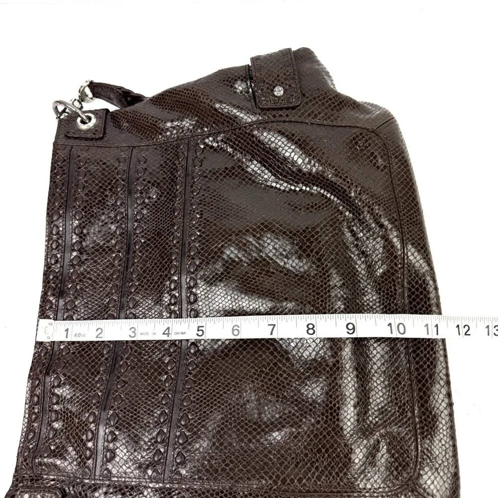 Brighton embossed snakeskin