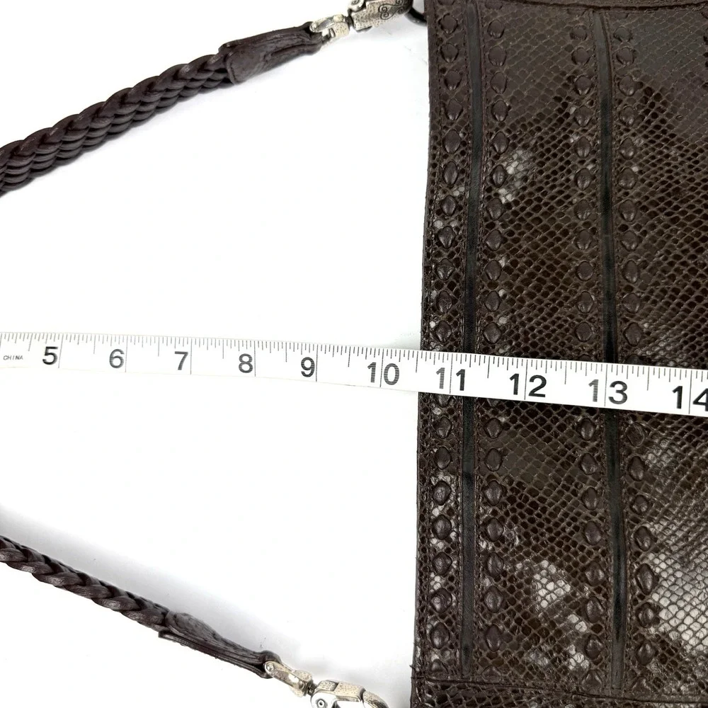 Brighton embossed snakeskin