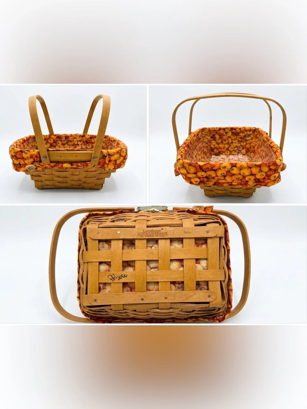 Longaberger handwoven basket