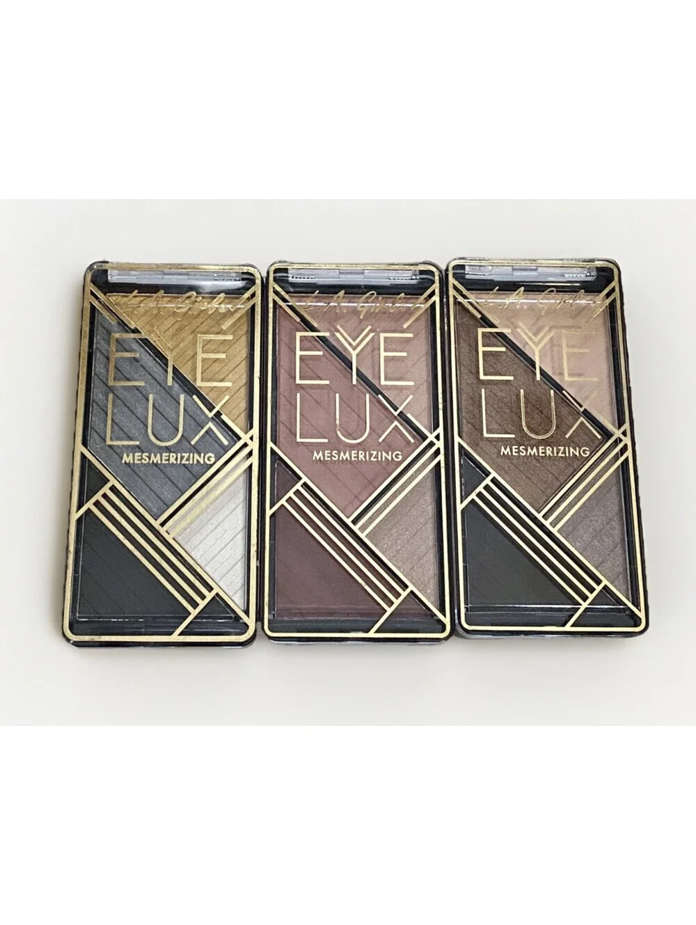 3-Pack New L.A. LA Girl LUX Mesmerizing Eye Shadow Idolize Dramatize Sensualize