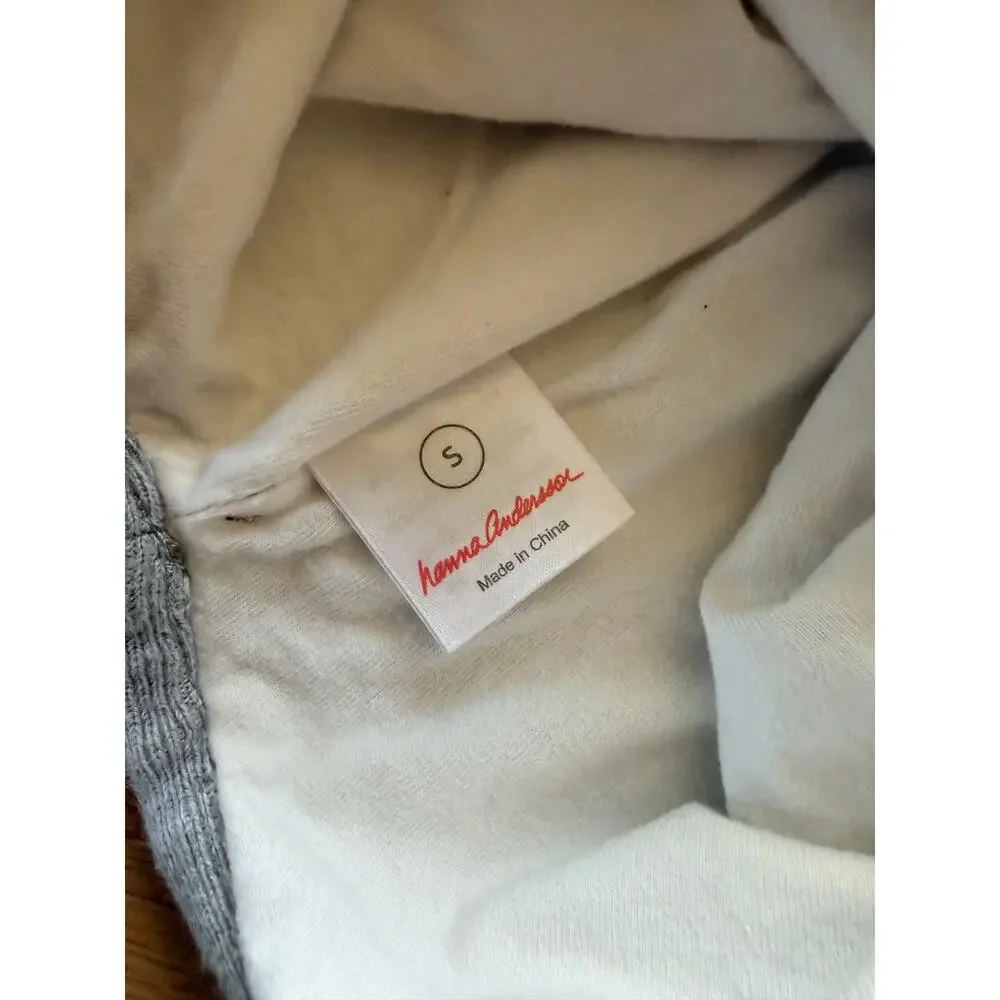 Hanna Andersson Gray Knit Pilot Cap - Small (3-4 Y)