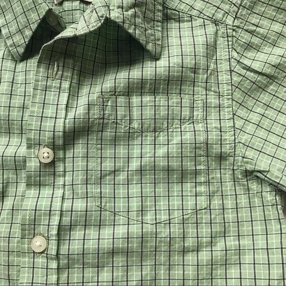 The Childrens Place green plaid