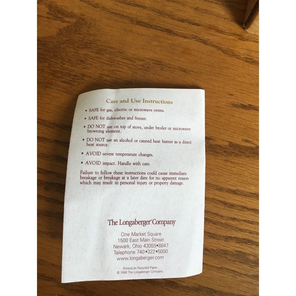 Longaberger pottery heart