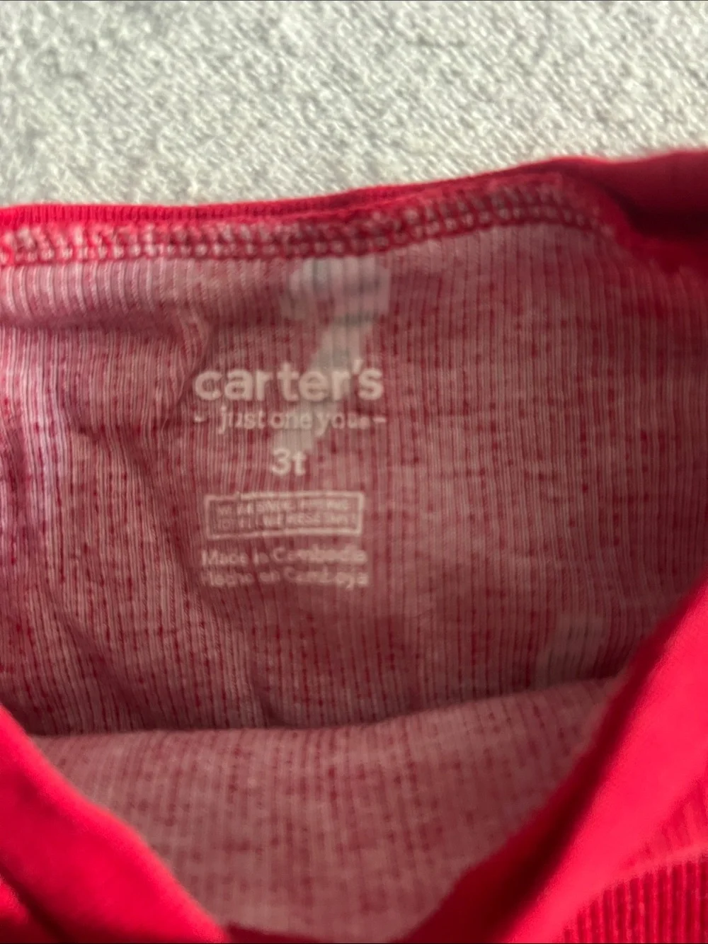 Carters cozy ribbed