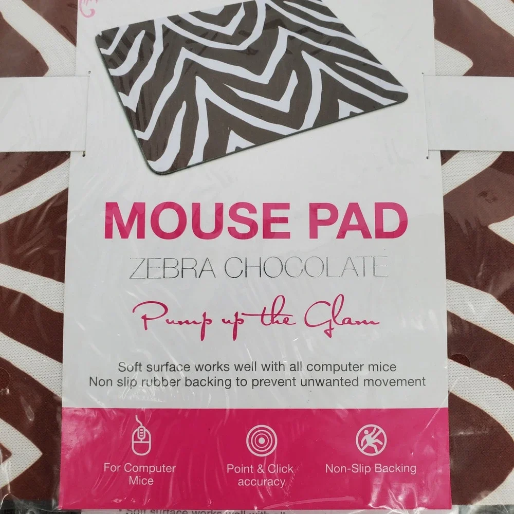 Fashionation Macbeth Collection Zebra Chocolate Mouse Pad 2 Pk Margaret Josephs