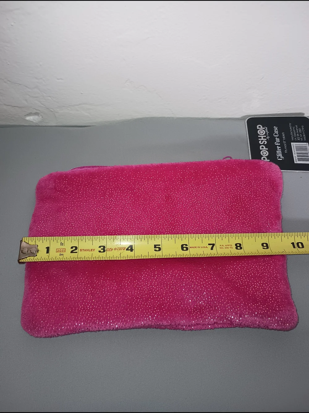 Pop Shop Pink Glitter Fur Tablet Case