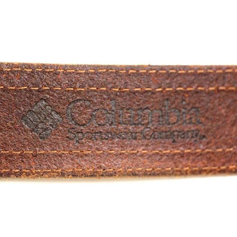 Columbia BROWN REAL LEATHER 1 3/8