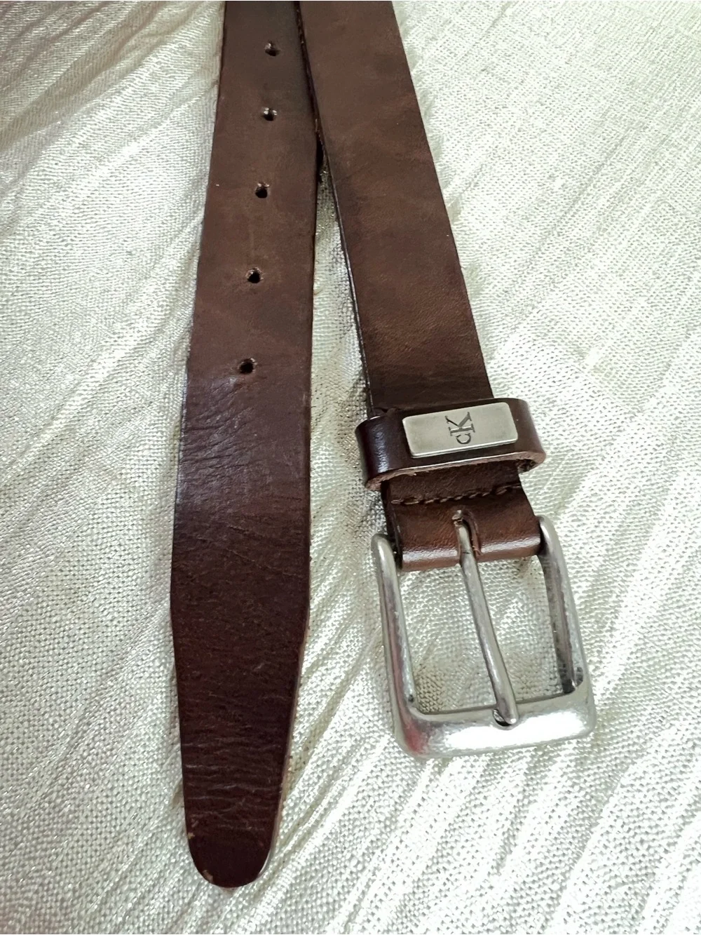 Calvin Klein #designerbelt patina