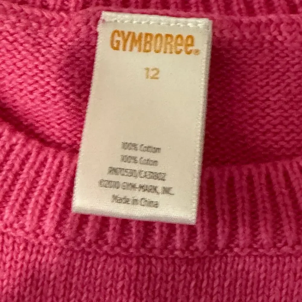Gymboree Panda Academy Sweater Dress Girls Size 12 EUC