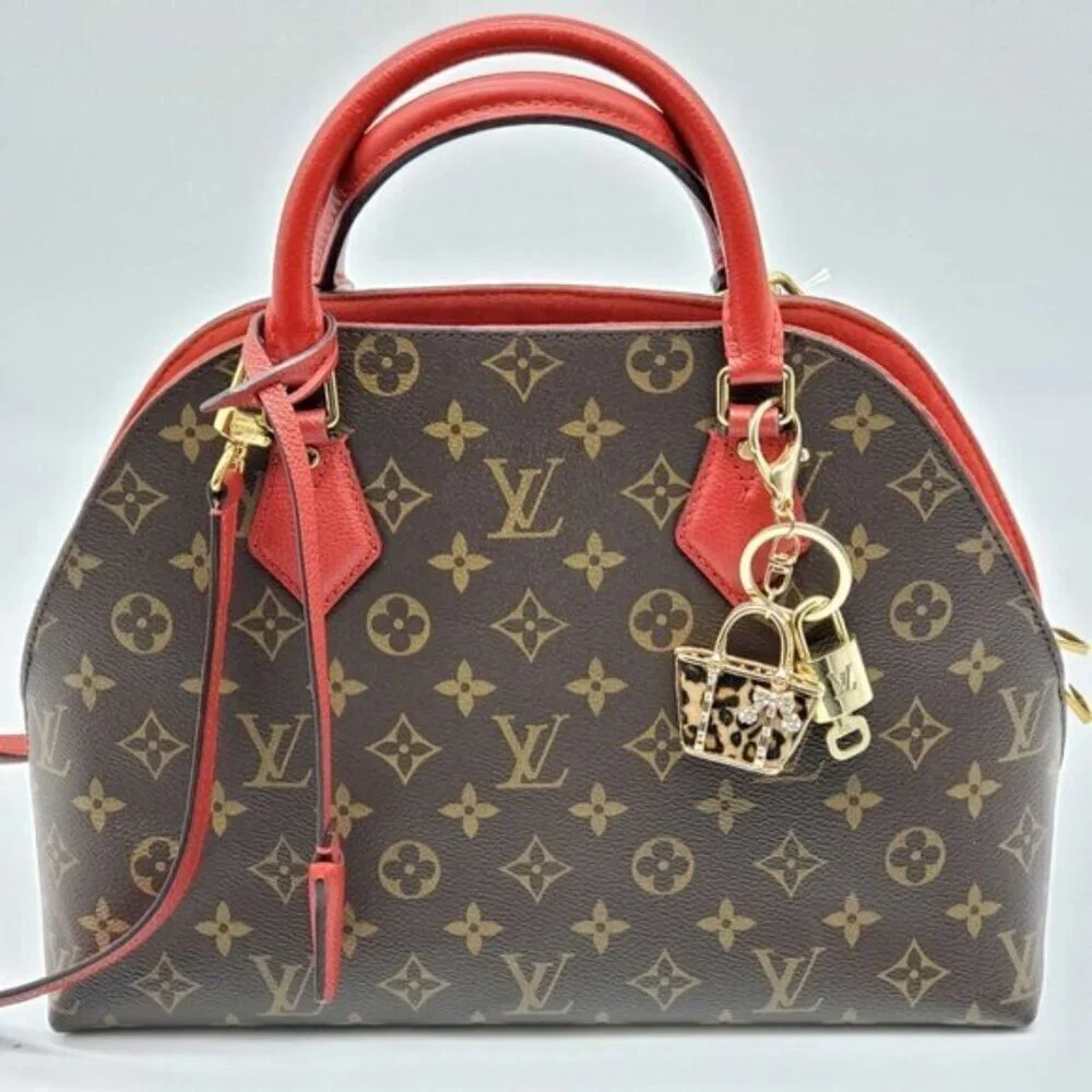 Louis Vuitton Gold Lock 🔑 Authentic LV Padlock + Bag Unbranded Leopard Charm