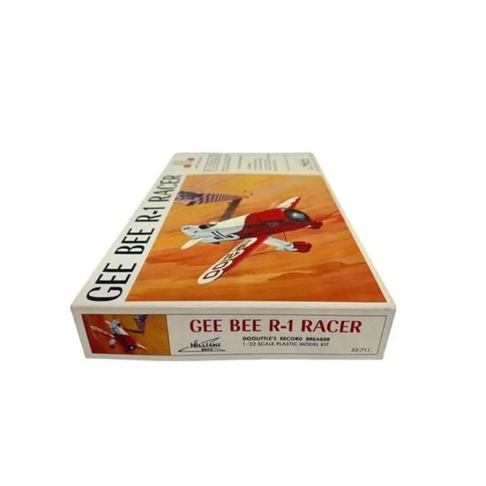 Gee Bee R-1 Racer Plane Model Kit #32-711  Williams Bros 1/32 Scale Open Box VTG