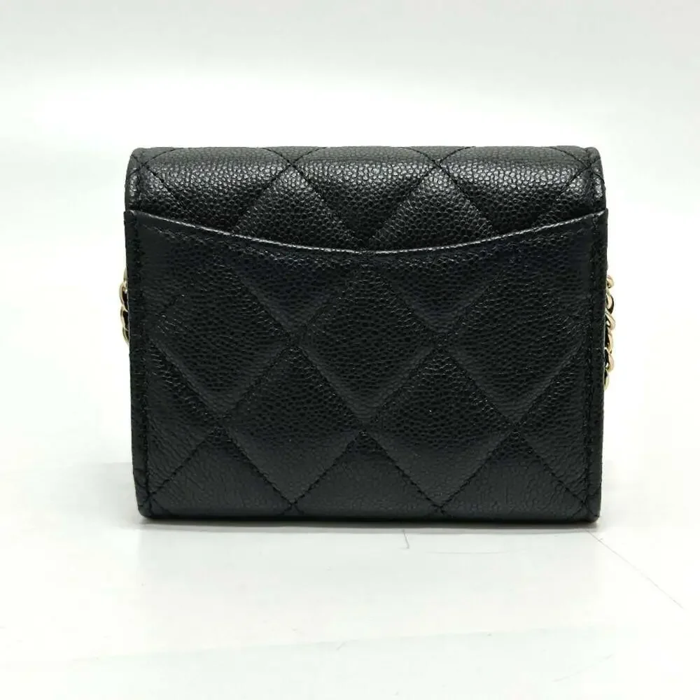 CHANEL black caviar