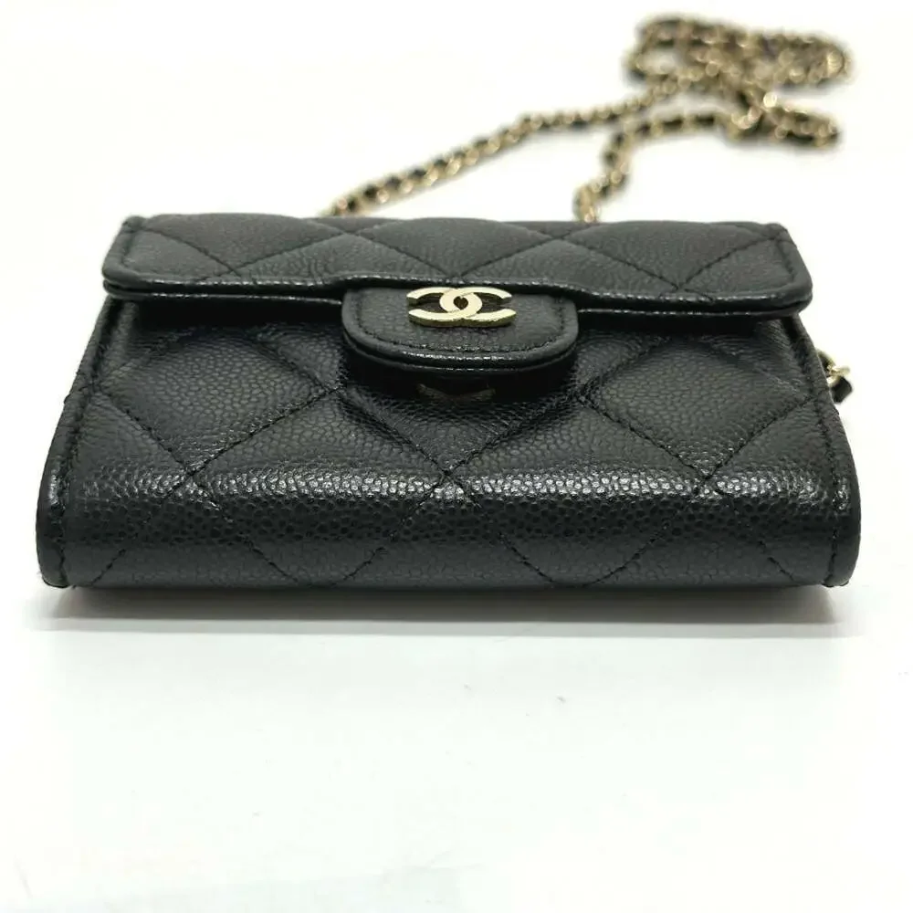 CHANEL black caviar