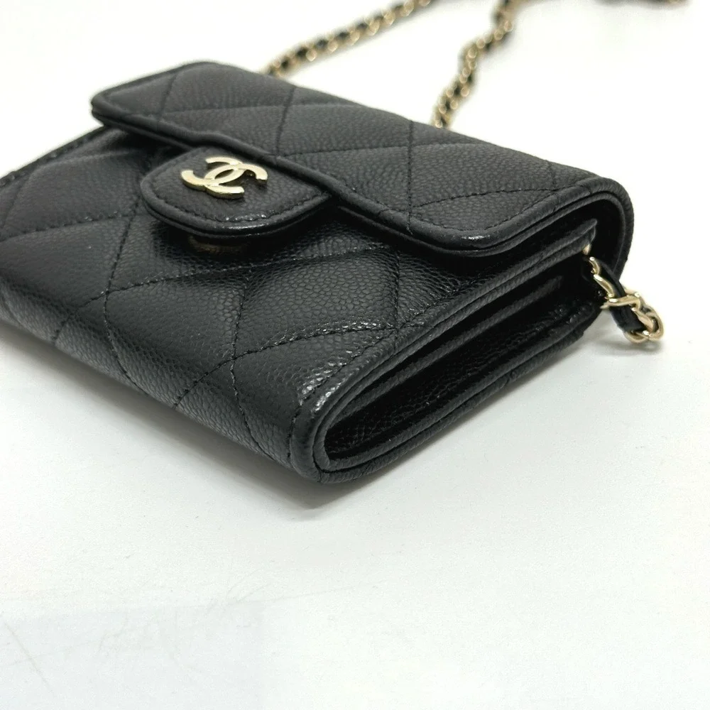 CHANEL black caviar
