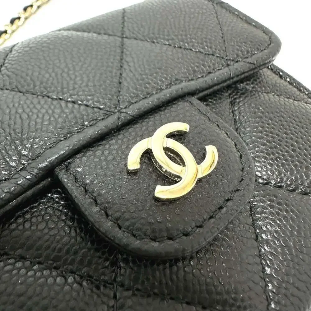 CHANEL black caviar