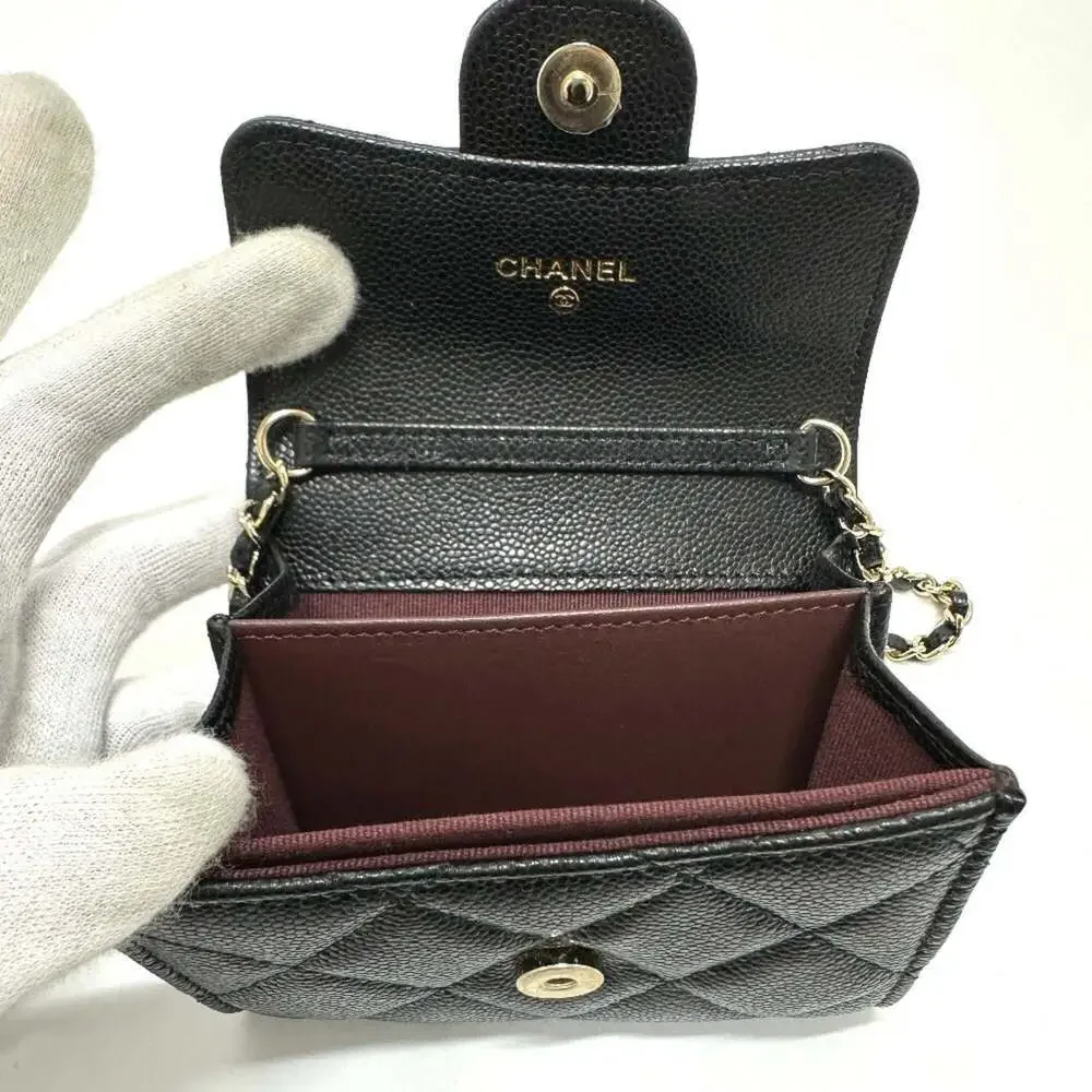 CHANEL black caviar