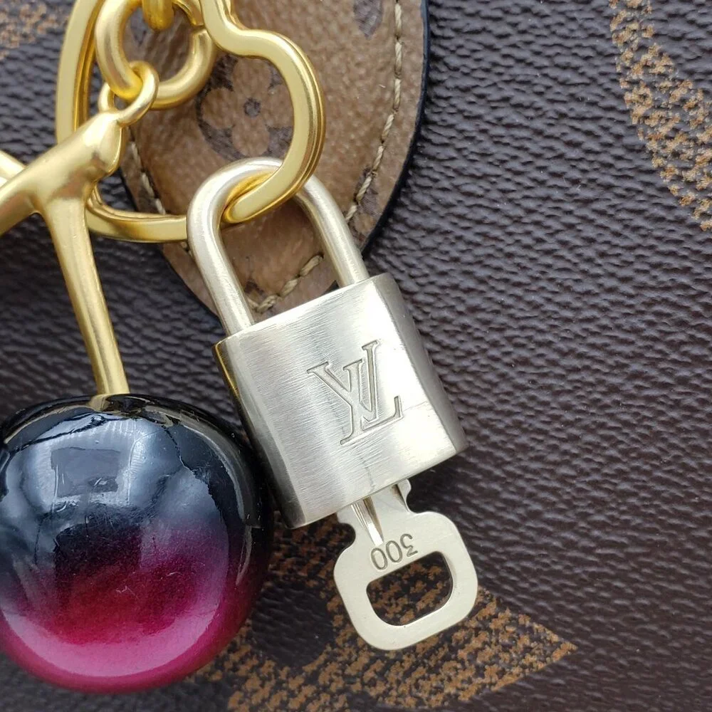 Louis Vuitton keychain brand touch