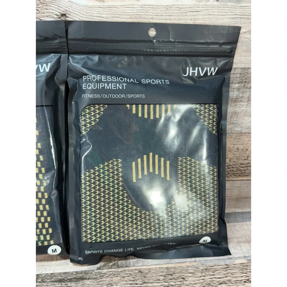2 Pack JHVW Copper Knee‎ Compression Sleeve Size Medium Volleyball Gym Women