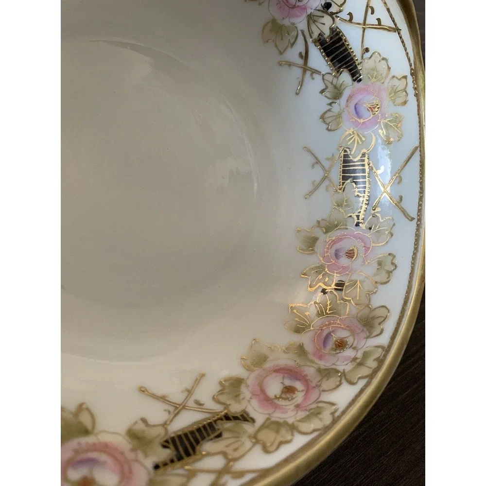 Vintage Nippon Hand Painted ‎ Porcelain Candy Dish