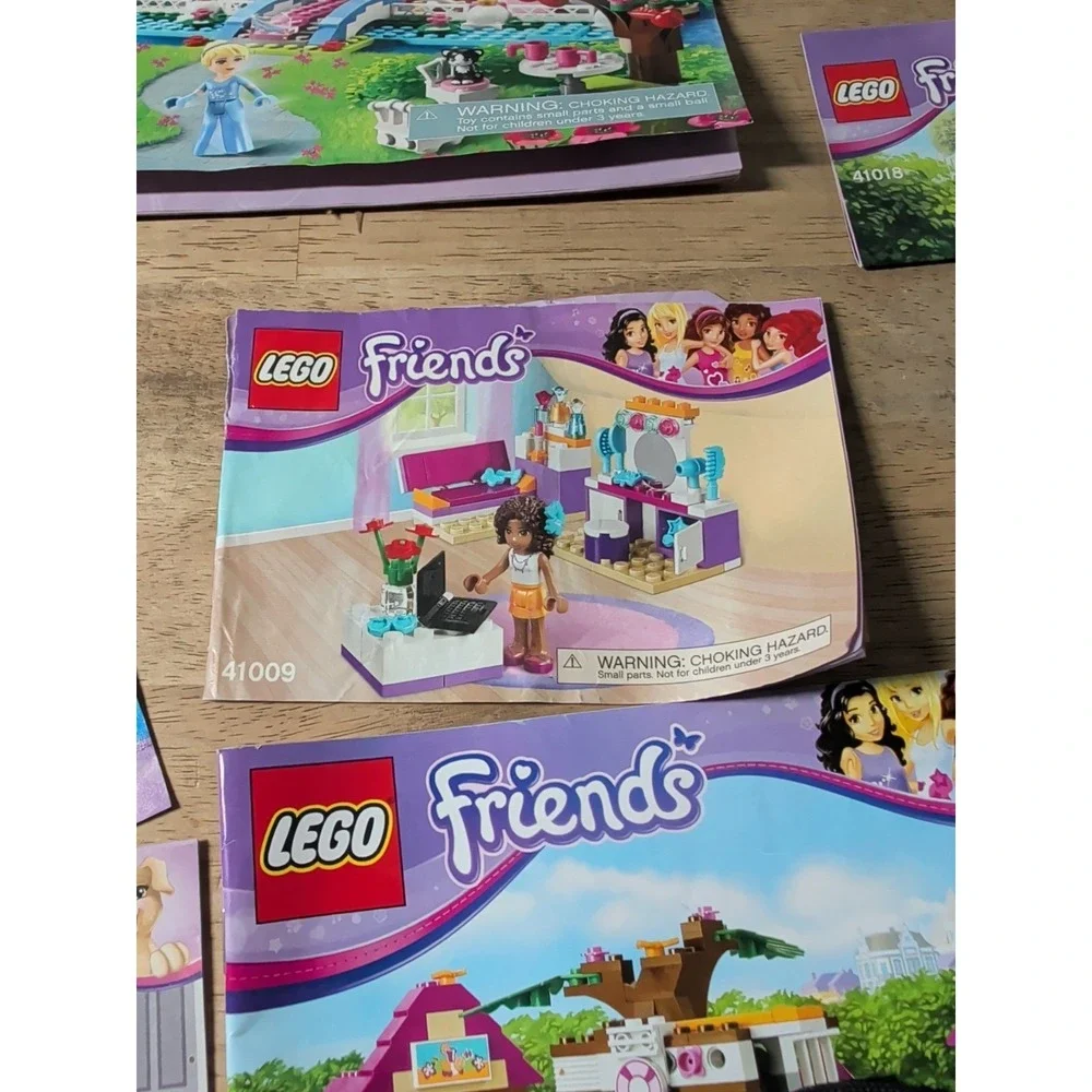 LEGO FRIENDS Instruction Manuals: Lot of 16 Booklets Disney‎ Princess