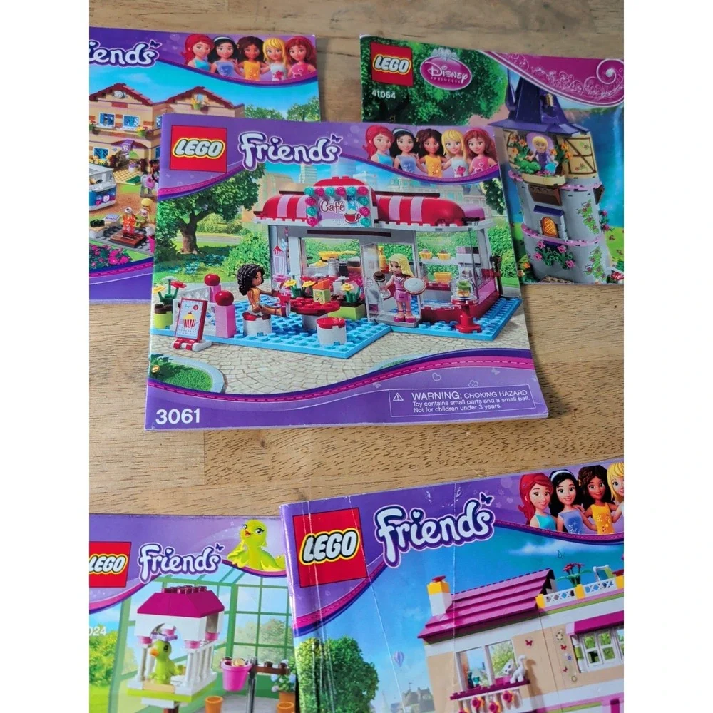 LEGO FRIENDS Instruction Manuals: Lot of 16 Booklets Disney‎ Princess