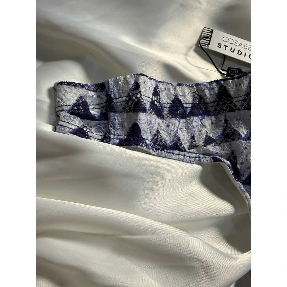 CosaBella Men's Printed Lace G-String Thong‎ Sheer Designer Underwear Luxury XL