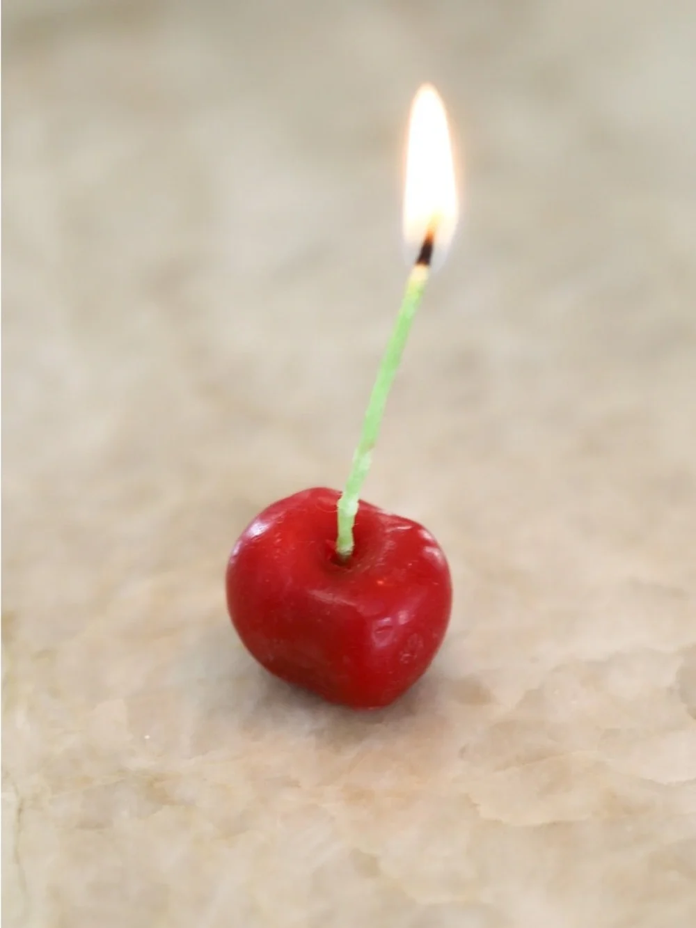 Set of Decorative Red Cherry Picks - 10 Pieces