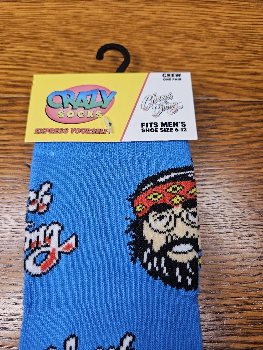 Crazy Socks Crew Socks - Cheech & Chong