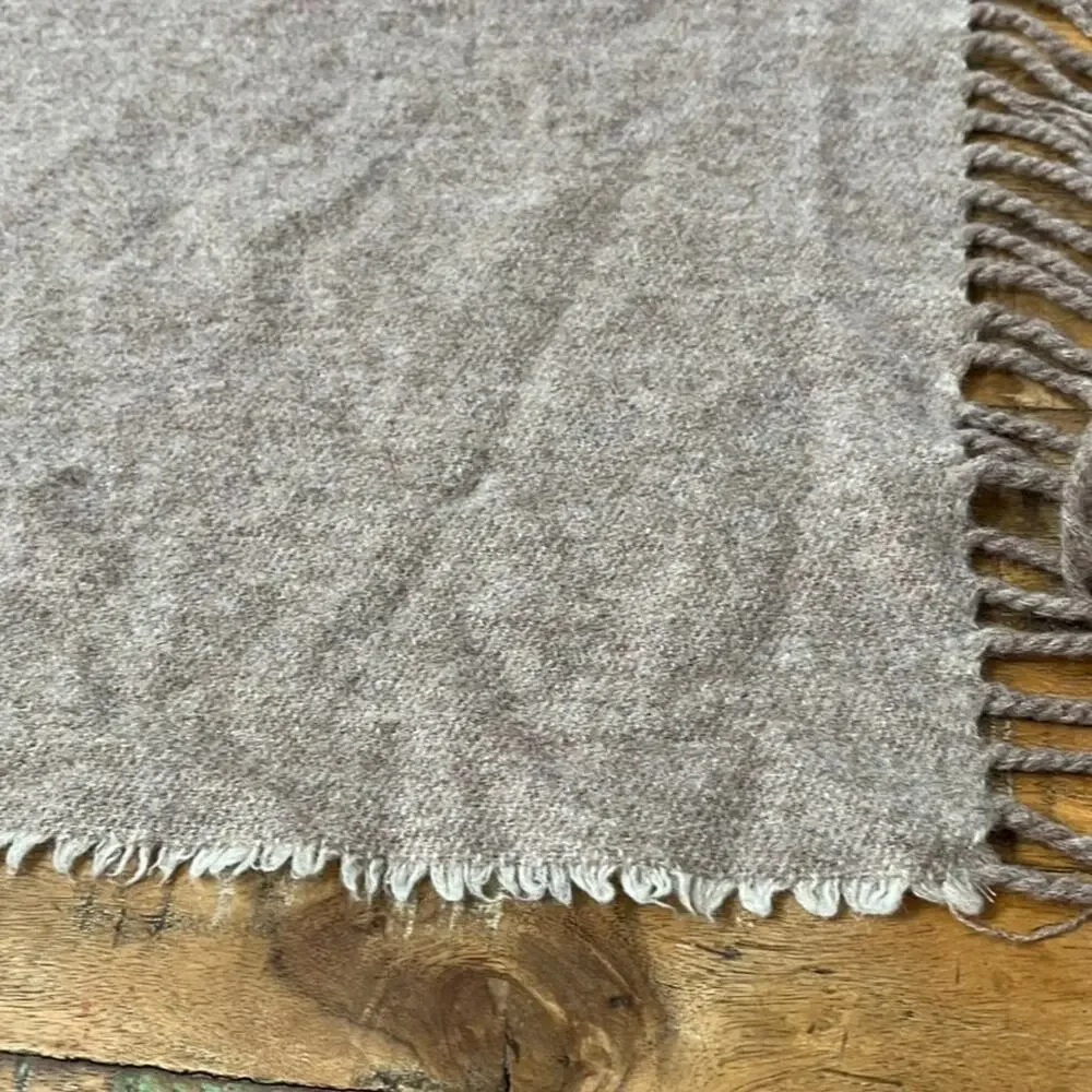 Unbranded taupe throw