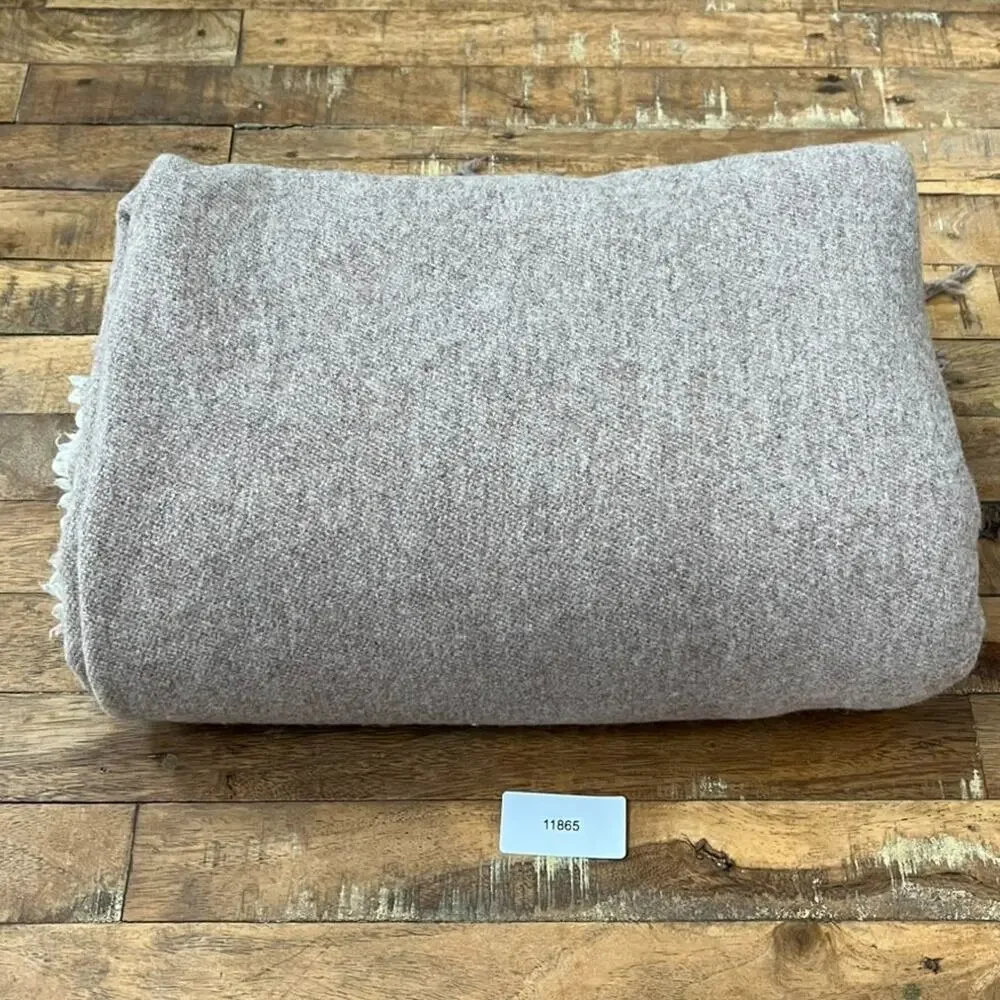 Unbranded taupe throw