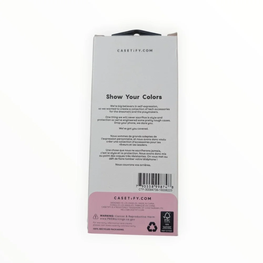 Casetify important notes