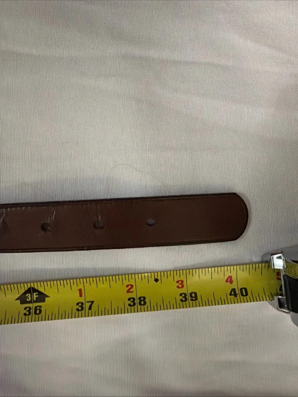 Vintage Pierre Cardin Gold and reversible Brown Black Logo Buckle Leather Belt