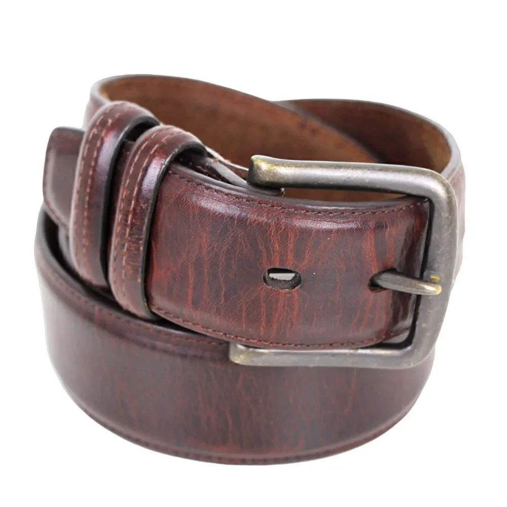 Handcrafted BROWN GENUINE LEATHER 1.5